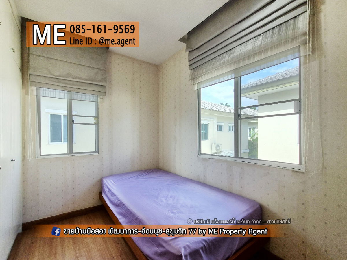 picture For Rent Single house Passorn Prestige Pattanakarn 38, 3BR, easy access to Thonglor-Sukhumvit-Rama 9-Srinakarin-On Nut, call 085-1619569 (RBJ20-47) - 31/31