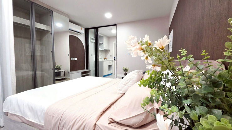 รูป ปล่อยเช่าคอนโด Atmoz Tropicana Bangna ห้องสตูดิโอ ขนาด 23 ตรม ตกแต่งแล้วเฟอร์ครบ (แถมอินเตอร์เน็ต) - รูปที่ 8/8