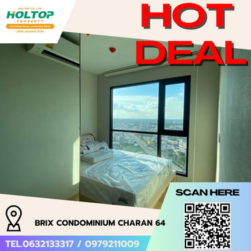 #R5653   🎉 110868 Condo for rent  Brix Condominium Charan 64