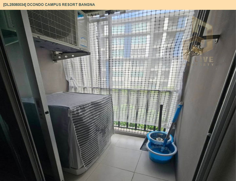 picture DL25080034 Condo for rent, dcondo Campus Resort Bangna near -, ready to move in, call urgently 0656133286 LineID @534wlwof - 6/7