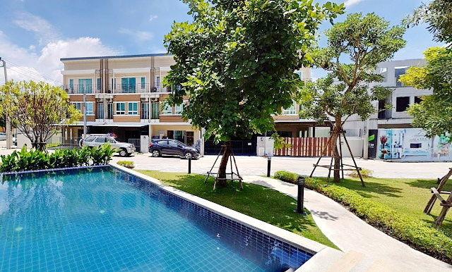 picture OnNut17 Vertical mansion for rent 4bed MRT KhlongKlantan 1.5km. Phatthanakan32 3-story 22sq.wa. 254 - 8/8