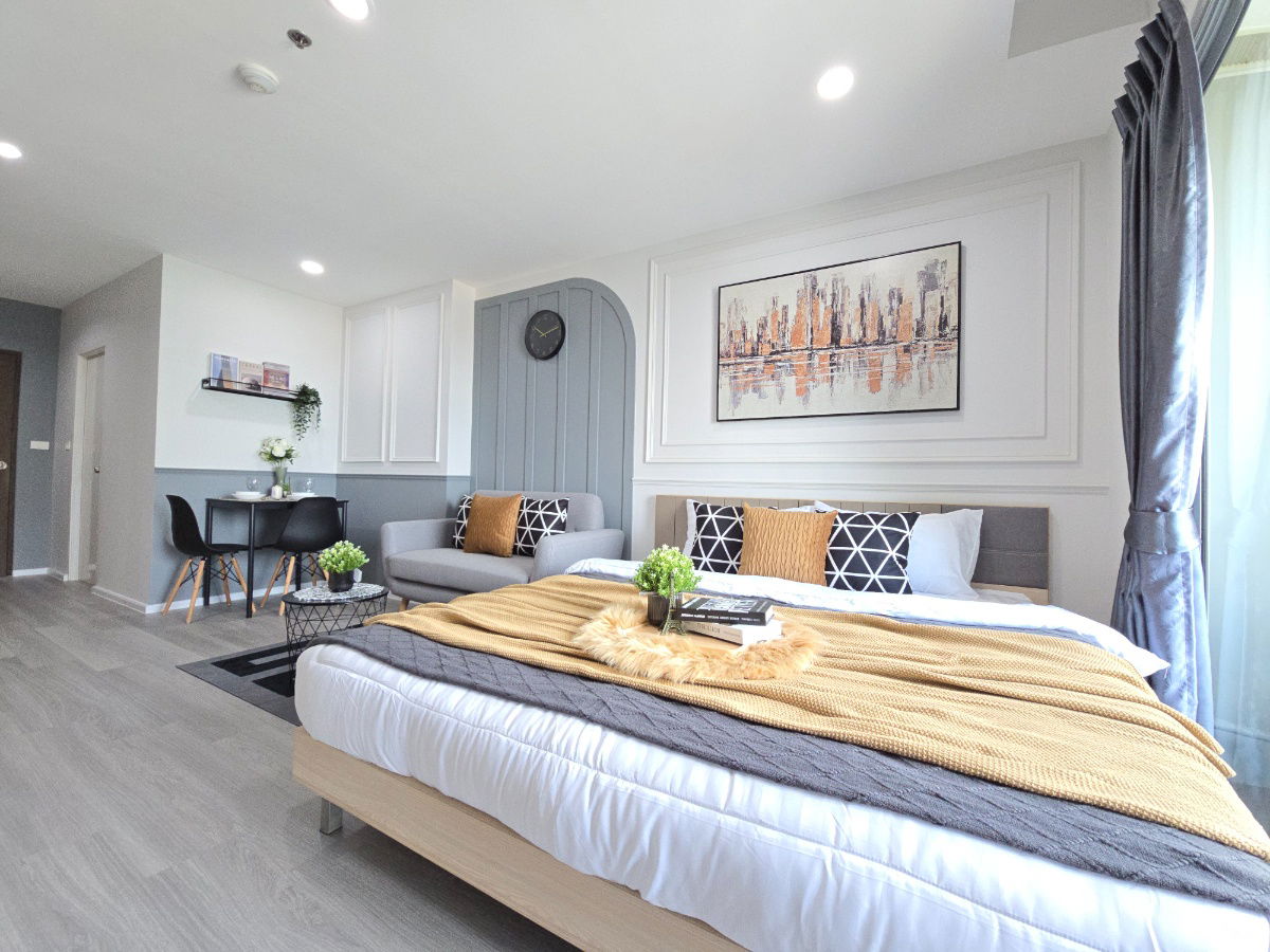 picture SF106 For sale, Asakan Place Srinakarin, beautiful and ready to move in, no collision in front of the door, just 5 minutes walk to the BTS - 1/17