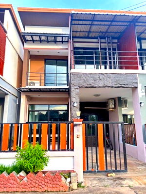 Townhouses for rent Nongkai : Khon Kaen-Nong Khai 1.8 km.2-story townhouse for rent fully furnished Shell NongKhai inbound 1.42km.
