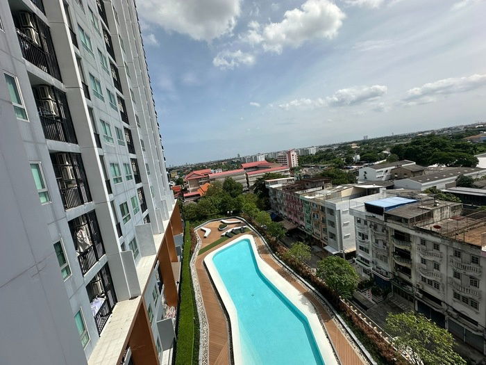 picture 🎨  for sale!! Studio room, size 23 sq m, 9th floor, only 2.15 million baht!! // Condo Chewathai Phetkasem 27, near MRT/BTS Bang Wa - 13/15