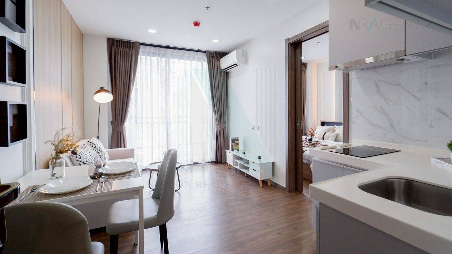 picture For Sell Condo ARTISAN RATCHADA Building B, Floor 16,1 bed room, Room size 28 sqm - 1/8
