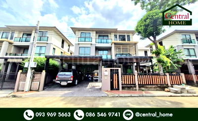 บ้านเดี่ยว ถนนประชาชื่น : บ้านเดี่ยว 3 ชั้น ภัสสร สรงประภา - ดอนเมือง ใกล้ SRT ดอนเมือง