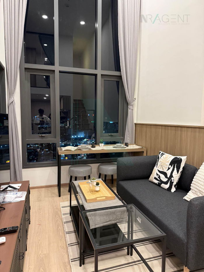 picture Condo for rent, Life Rama 4-Asok, Building 1, Floor 34, Duplex, size 48 sq m, near MRT Queen Sirikit National Convention Center - 1/8