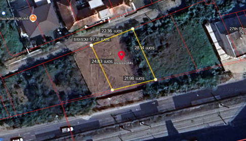 ขายที่ดินสร้างบ้าน 154ตรว. หมู่บ้านร่มรื่น ราชพฤกษ์-บรมราชชนนี
