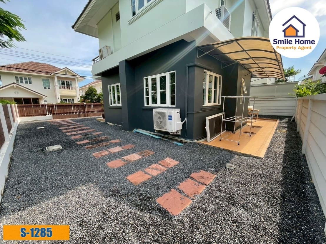 รูป ขายบ้านเดี่ยวหมู่บ้านภัทรา อ่อนนุช-วงแหวน สุขาภิบาล2 หลังมุม ติดสวน  - รูปที่ 12/14
