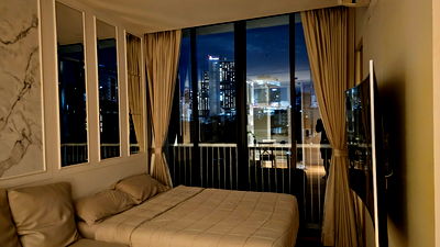 คอนโดให้เช่า : (Fully Furnished + Stylish) ปล่อยเช่าคอนโด Park 24 (เฟส 1) 1 ห้องนอน 28 ตรม. ใกล้ BTS พร้อมพงษ์ พร้อมอยู่