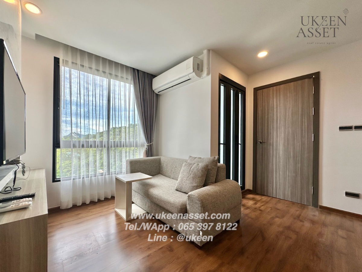รูป UK01-330 ให้เช่า Stasia Residences Sriracha 1 ห้องนอน 35 ตร.ม. ราคา 7,500 บาท/เดือน ห้องสวยวิวสรระ วิวเขา - รูปที่ 2/14
