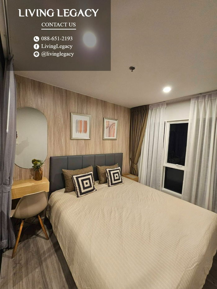 picture T0S23P Condo For Rent Regent Home Bangna 28 Sq.M. Floor 17 Building A line id : @livinglegacy - 2/11