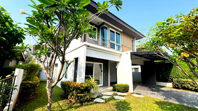 บ้านเดี่ยวให้เช่า : ให้เช่าบ้านหน้าสวน ‌โครงการ Land & House Inizio (ติดถนนใหญ่ สันกำแพงสายใหม่) T.0946511456