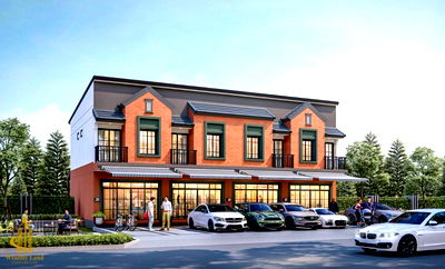Home office for sale Petchburi : 2-Storey Townhome in Prime Location — Cha-am–Hua Hin Bypass 2.95 Million Baht 20.20 sq.w.