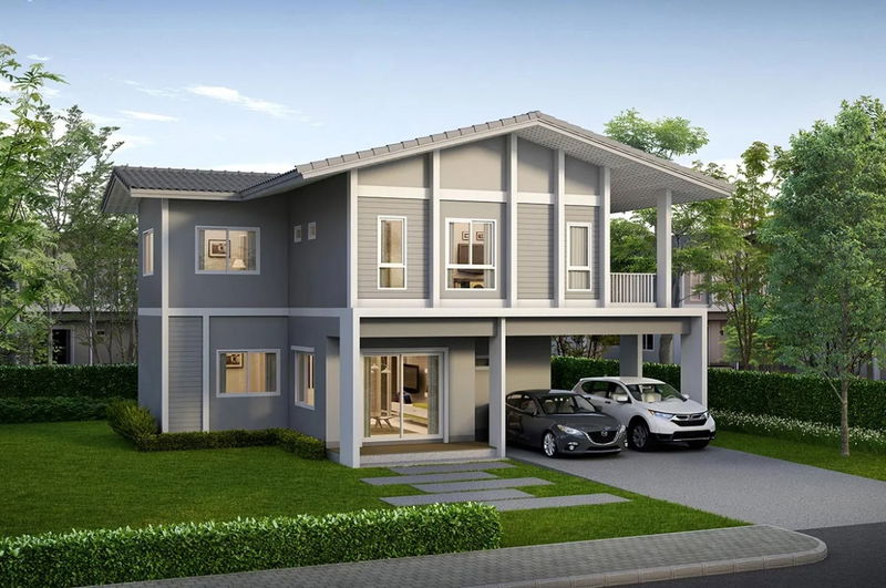 Houses for sale : For Sale: Single Detached House at Kanasiri Bangna (House No. 89/384) – Move-in Ready