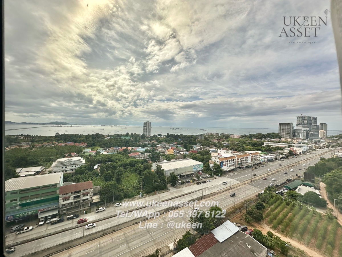picture UK01-334 Condo for rent: KnightsBridge The Ocean Sriracha, luxury beachfront condo in Sriracha, 2 bedrooms, 57 sq m, 20,000 baht/month - 11/21
