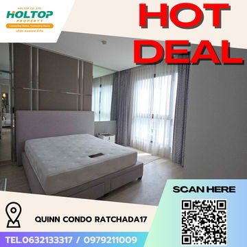 #R5633 🎉 110868 ให้เช่าคอนโด Quinn Condo Ratchada17