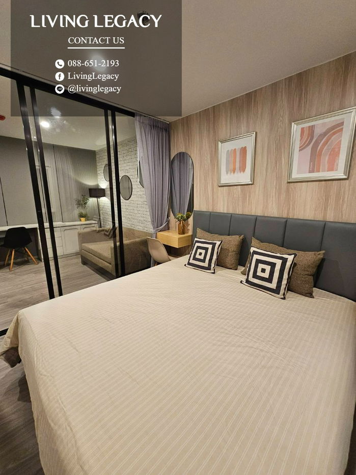 picture T0S23P Condo For Rent Regent Home Bangna 28 Sq.M. Floor 17 Building A line id : @livinglegacy - 4/11