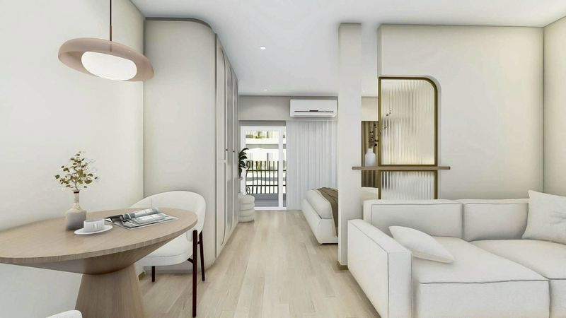 picture For Sale: Hillside Condo 3 – 1 Bedroom, 1 Bathroom, 35 sq.m., 2nd Floor, Near Nimman (ID:1158CS) - 1/8