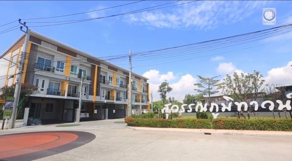 รูป เช่าหรือขายทาวน์โฮม 3 ชั้น โครงการสุวรรณภูมิทาวน์ แอท หัวตะเข้ ซอยลาดกระบัง 54/3 ติดถนน ใกล้สนามบินสุวรรณภูมิ - รูปที่ 1/14
