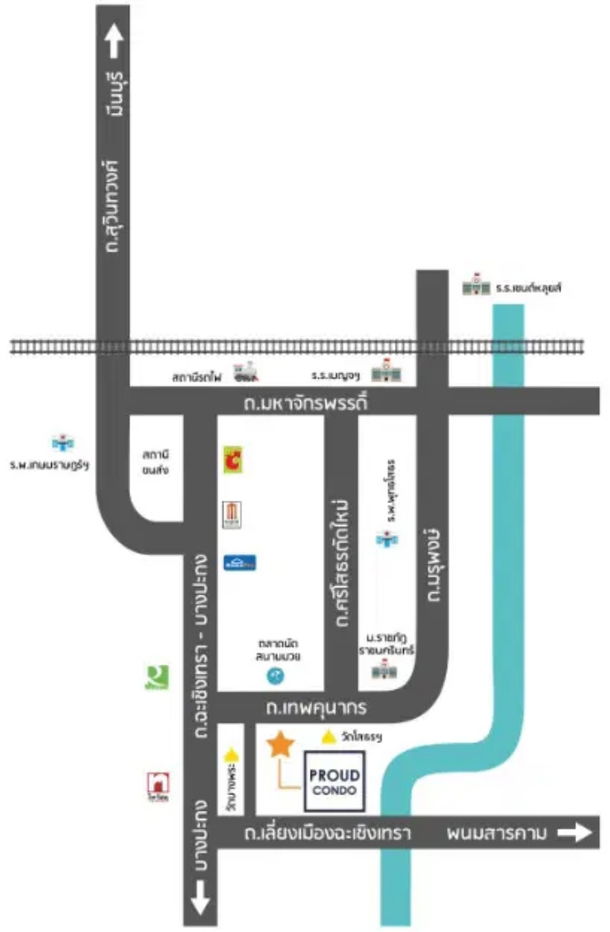 รูป ขายด่วน! พราวคอนโด ฉะเชิงเทรา – วิวสระ ชั้น 8 ใกล้โรบินสัน 1 กล. - รูปที่ 27/27