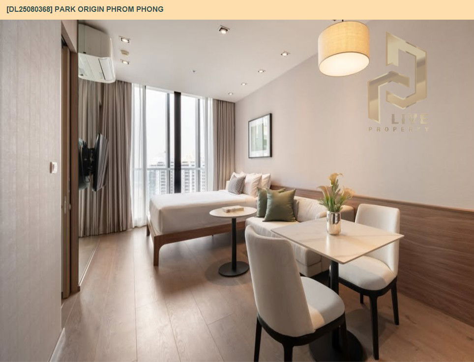 picture DL25080368 Condo for rent, PARK ORIGIN PHROM PHONG near BTS Phrom Phong, ready to move in, call urgently 0656133286 LineID @534wlwof - 4/9