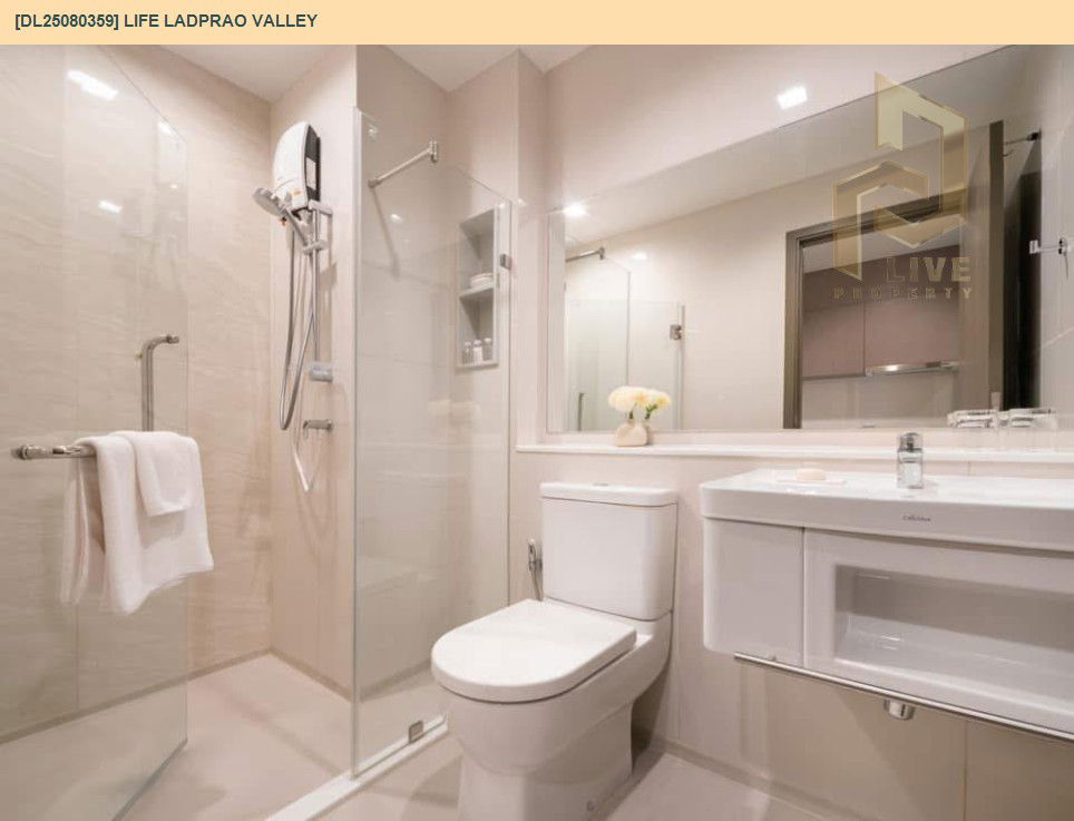 picture DL25080359 Condo for rent, Life Ladprao Valley near BTS Ha Yaek Lat Phrao, ready to move in, call urgently 0656133286 LineID @655ebbvc - 8/9