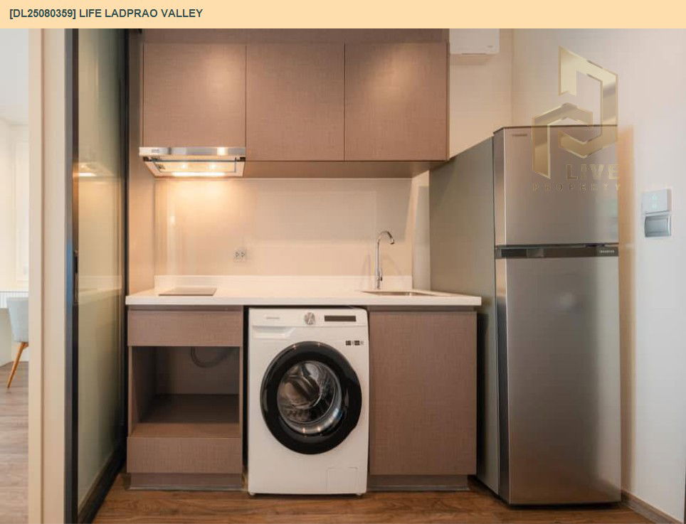 picture DL25080359 Condo for rent, Life Ladprao Valley near BTS Ha Yaek Lat Phrao, ready to move in, call urgently 0656133286 LineID @655ebbvc - 7/9