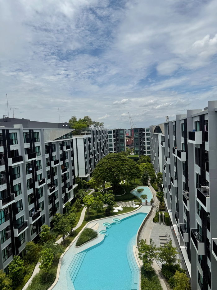 รูป 🏡 ให้เช่า Kave Town Space💖 ห้องมุม ครัวแยก ✨ ตึก A ชั้น 8 วิวสระน้ำ  - รูปที่ 2/11
