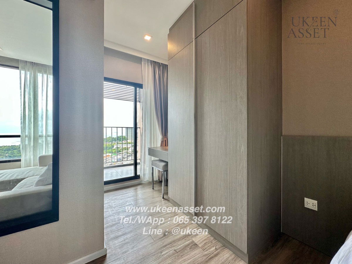 picture UK01-334 Condo for rent: KnightsBridge The Ocean Sriracha, luxury beachfront condo in Sriracha, 2 bedrooms, 57 sq m, 20,000 baht/month - 15/21
