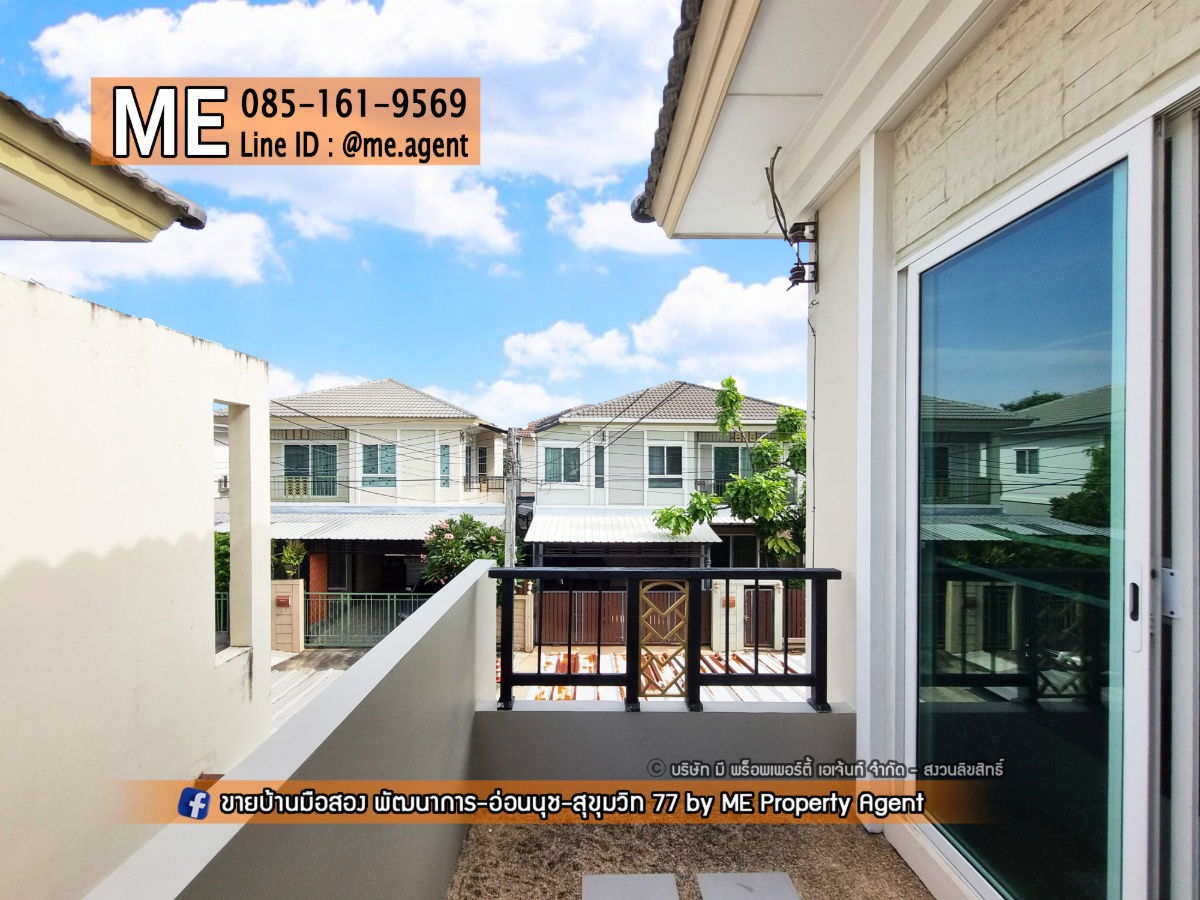picture For Rent Single house Passorn Prestige Pattanakarn 38, 3BR, easy access to Thonglor-Sukhumvit-Rama 9-Srinakarin-On Nut, call 085-1619569 (RBJ20-47) - 14/31