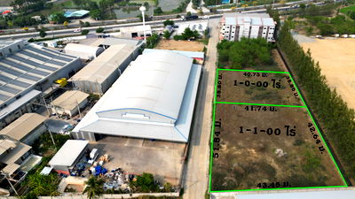 ขายที่ดิน : ที่ดินสำหรับทำโรงงาน โกดัง คลังสินค้า ติดถนน346