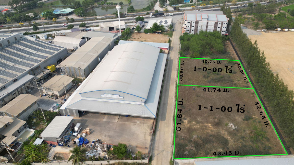 รูป ที่ดินสำหรับทำโรงงาน โกดัง คลังสินค้า ติดถนน346 - รูปที่ 2/9