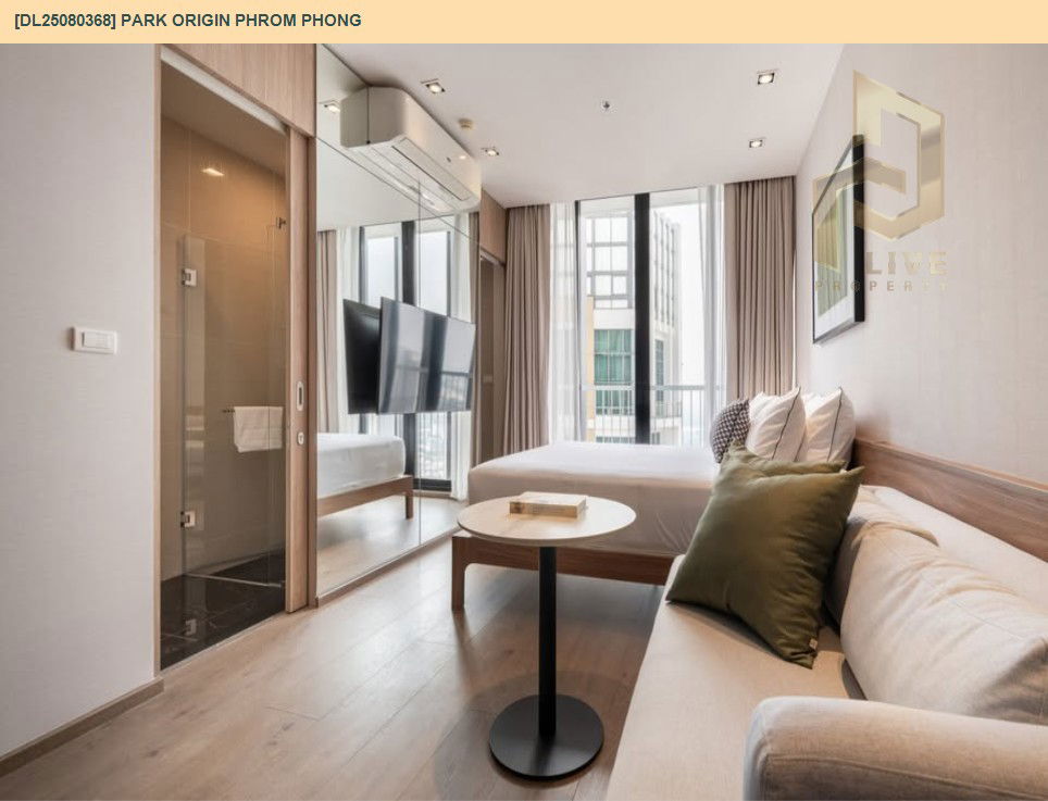 picture DL25080368 Condo for rent, PARK ORIGIN PHROM PHONG near BTS Phrom Phong, ready to move in, call urgently 0656133286 LineID @534wlwof - 5/9