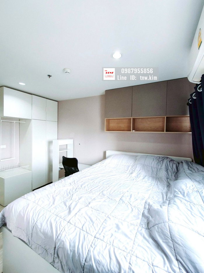 picture (C157) Plum Condo Ramkamhaeng Station for rent, 16th floor, 26 sq m, beautiful room, swimming pool view, near the Airport Link. - 1/11