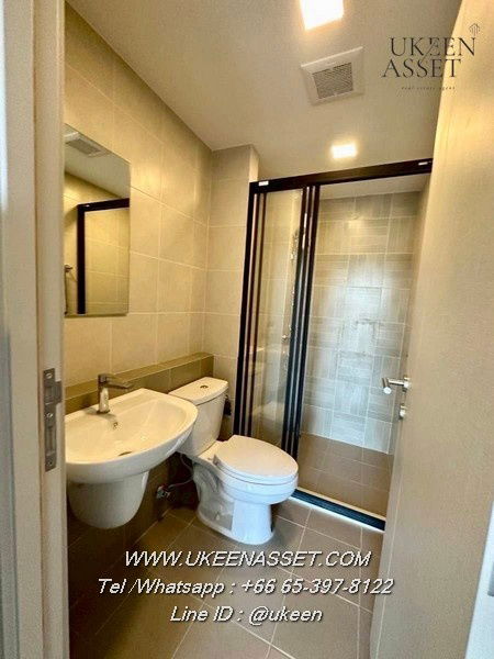 picture UK01-314 For rent (D Condo Vale Sriracha) 8,000 Bath/Month. 1 Bed 25.5 sq m. Building B, 3rd floor | New condo, on Sukhumvit Road - 6/8