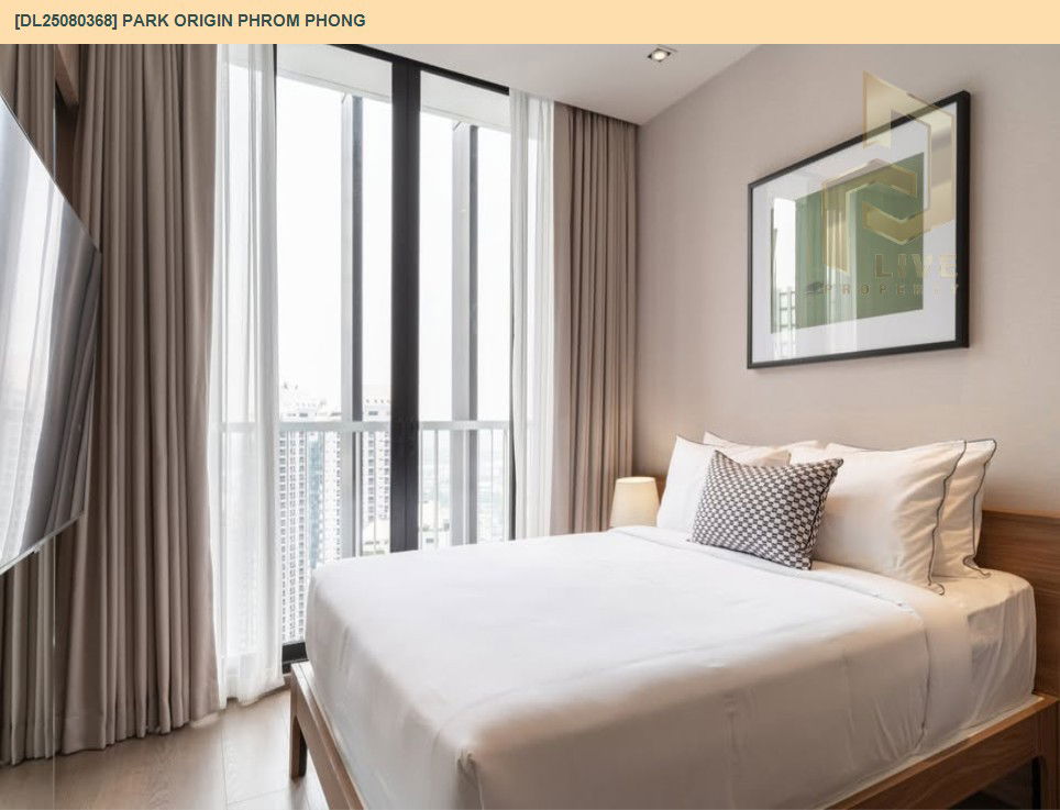 picture DL25080368 Condo for rent, PARK ORIGIN PHROM PHONG near BTS Phrom Phong, ready to move in, call urgently 0656133286 LineID @534wlwof - 3/9