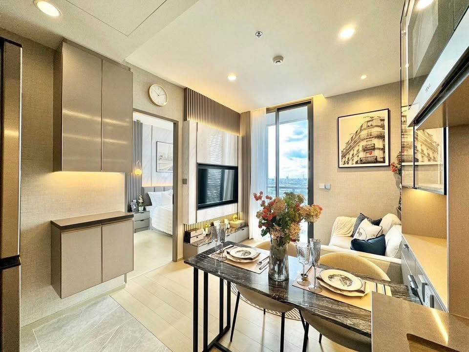 picture Condo for rent THE EXTRO Phayathai-Rangnam near BTS Victory Monument 31,000 baht Property code: RS1320 - 6/14