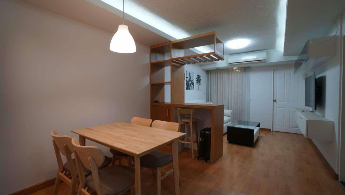รูป คอนโด The Waterford Sukhumvit 50 1 ห้องนอน 1 ห้องน้ำ ตกแต่งใหม่สไตล์ Cozy ให้เช่า 25000 บาท/เดือน 📍 BTS อ่อนนุช 🏙 ชั้น 8 วิวโล่ง ทิศเหนือ 57 ตร.ม. - รูปที่ 2/6