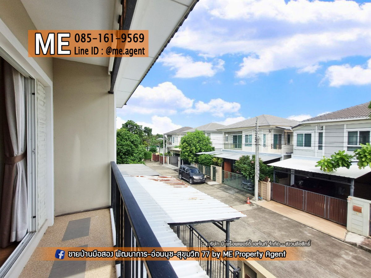 picture For Rent Single house Passorn Prestige Pattanakarn 38, 3BR, easy access to Thonglor-Sukhumvit-Rama 9-Srinakarin-On Nut, call 085-1619569 (RBJ20-47) - 13/31