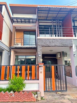 Khon Kaen-Nong Khai 1.8 km.2-story townhouse for rent fully furnished Shell NongKhai inbound 1.42km.