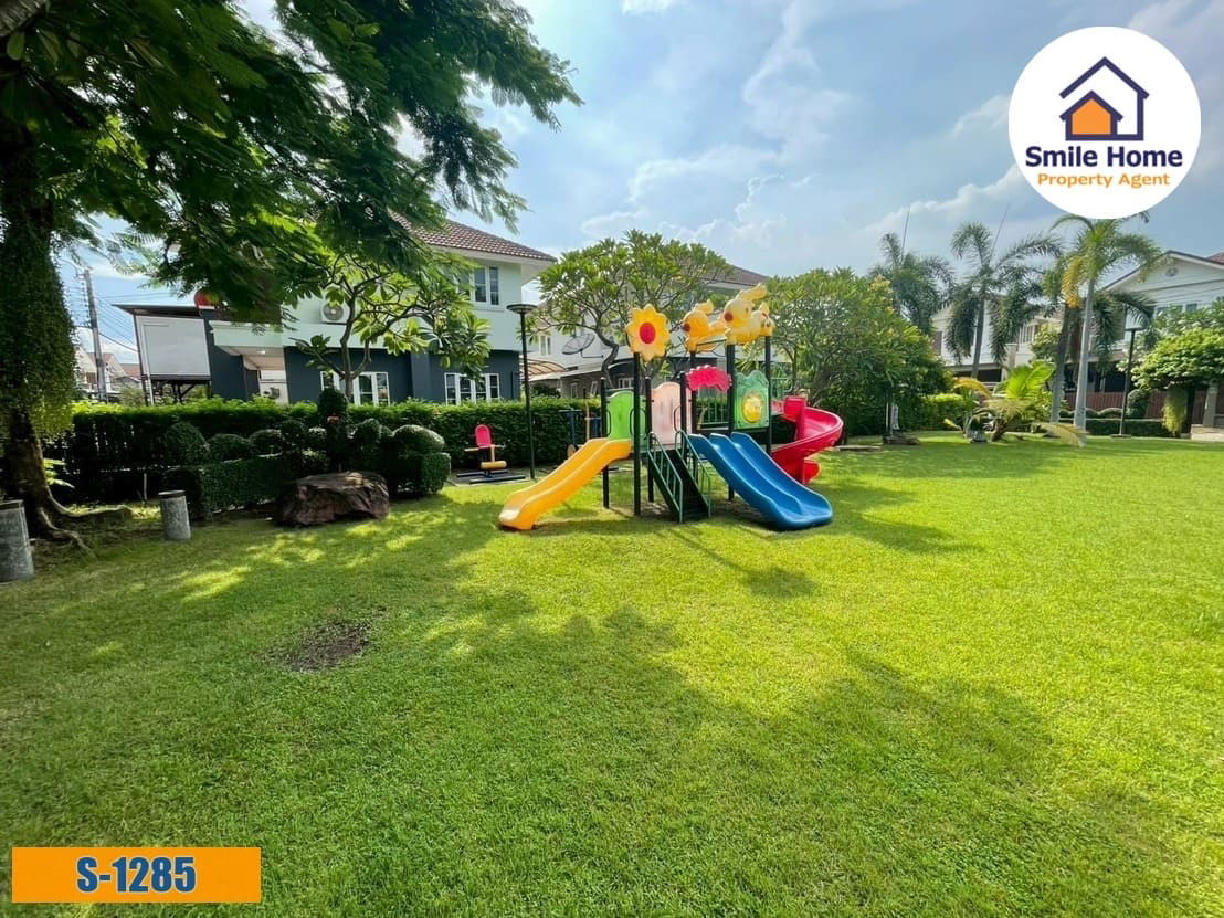 รูป ขายบ้านเดี่ยวหมู่บ้านภัทรา อ่อนนุช-วงแหวน สุขาภิบาล2 หลังมุม ติดสวน  - รูปที่ 13/14