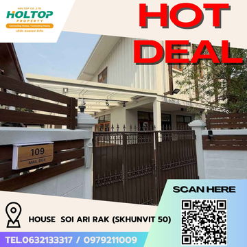 #R5656 🎉 110868 House for rent Soi Ari Rak (Skhumvit 50)