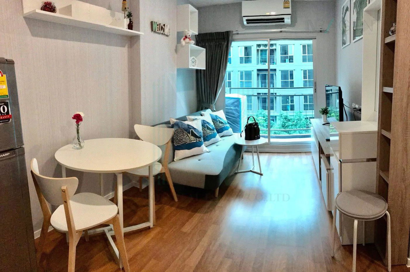 picture For Rent Condo LUMPINI PLACE BANGNA KM.3 Building A, Floor ,1 bed room, Room size 26 sqm - 1/8