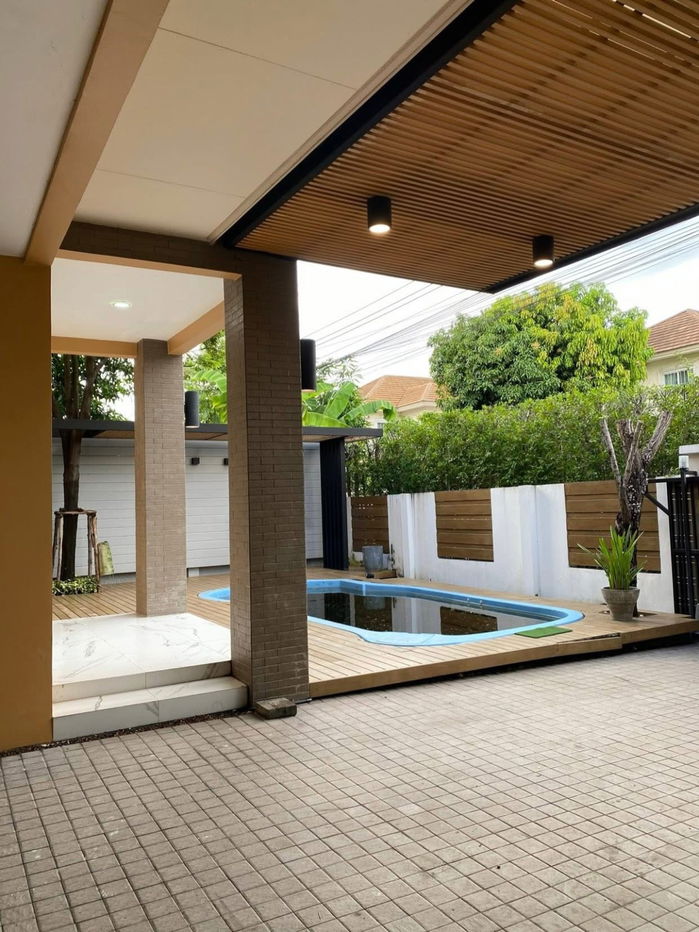 picture  Buy and sell 2-storey detached house, Natural City Legacy Ramkhamhaeng, ready to move in, good location, near Suvarnabhumi Airport and expressway - 10/18