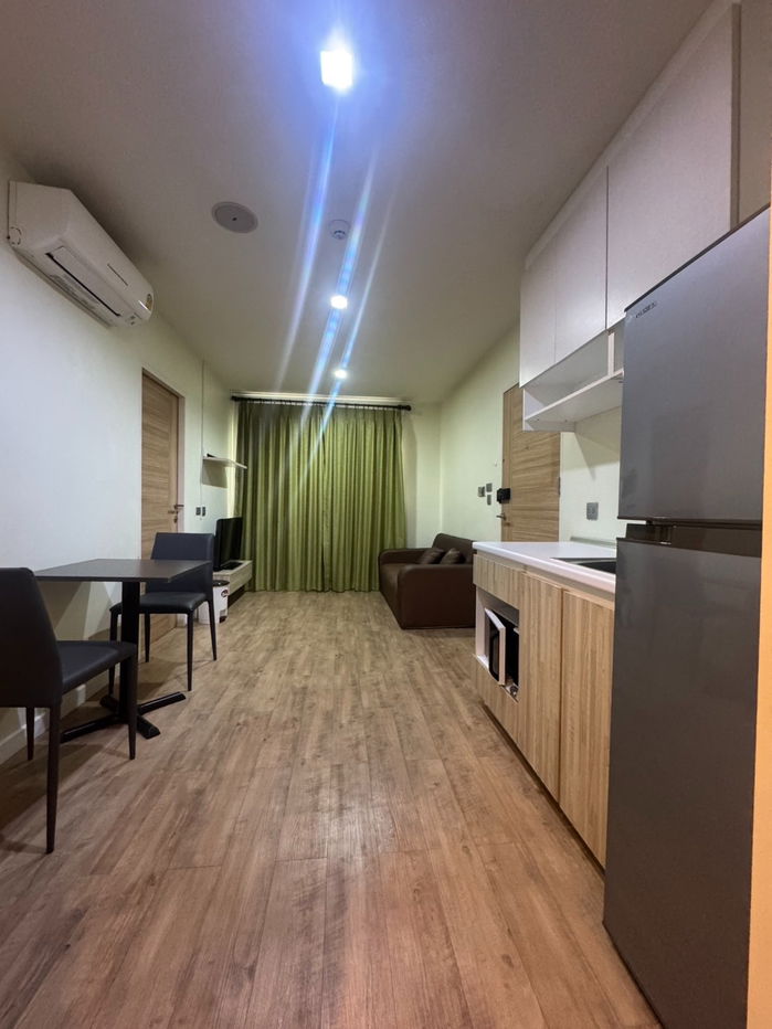 รูป ให้เช่าเอชทู คอนโด รามอินทรา 21  H2 Ramindra21 เฟอร์ไฟฟ้าครบ  แอร์ 3 เครื่อง 2 ห้องนอน 1 ห้องน้ำ มีเครื่องซักผ้า เปลี่ยนชักโครกใหม่ - รูปที่ 13/17