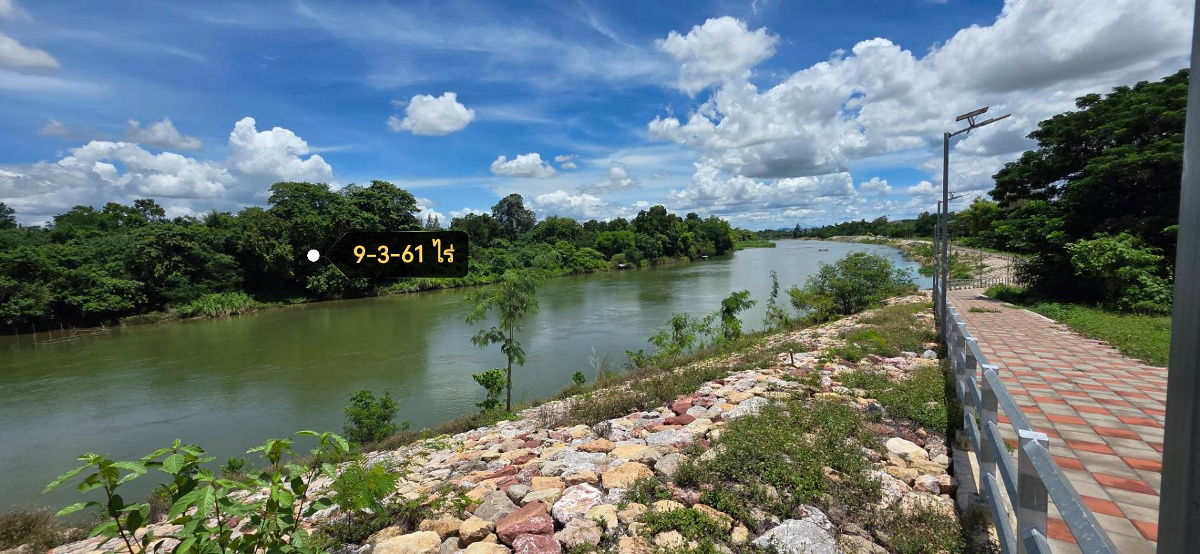 รูป ที่ดินติดแม่น้ำ แม่กลอง ท่ามะกา กาญจนบุรี - รูปที่ 1/11