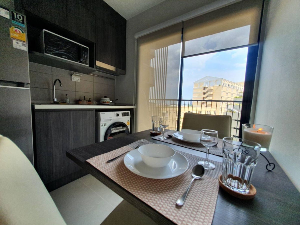 picture 🟢For Rent🟢Elio Del Nest Udomsuk, beautiful room, fully furnished 📱ADD LINE @nathong97 (reply ⚡ 24 Hr) P914 - 3/11