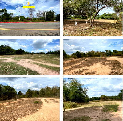 Land for sale Petchburi : ที่ดินเปล่า 250534 square meter Petchburi Tha Yang Kao Kra Puk for 46225000 THB