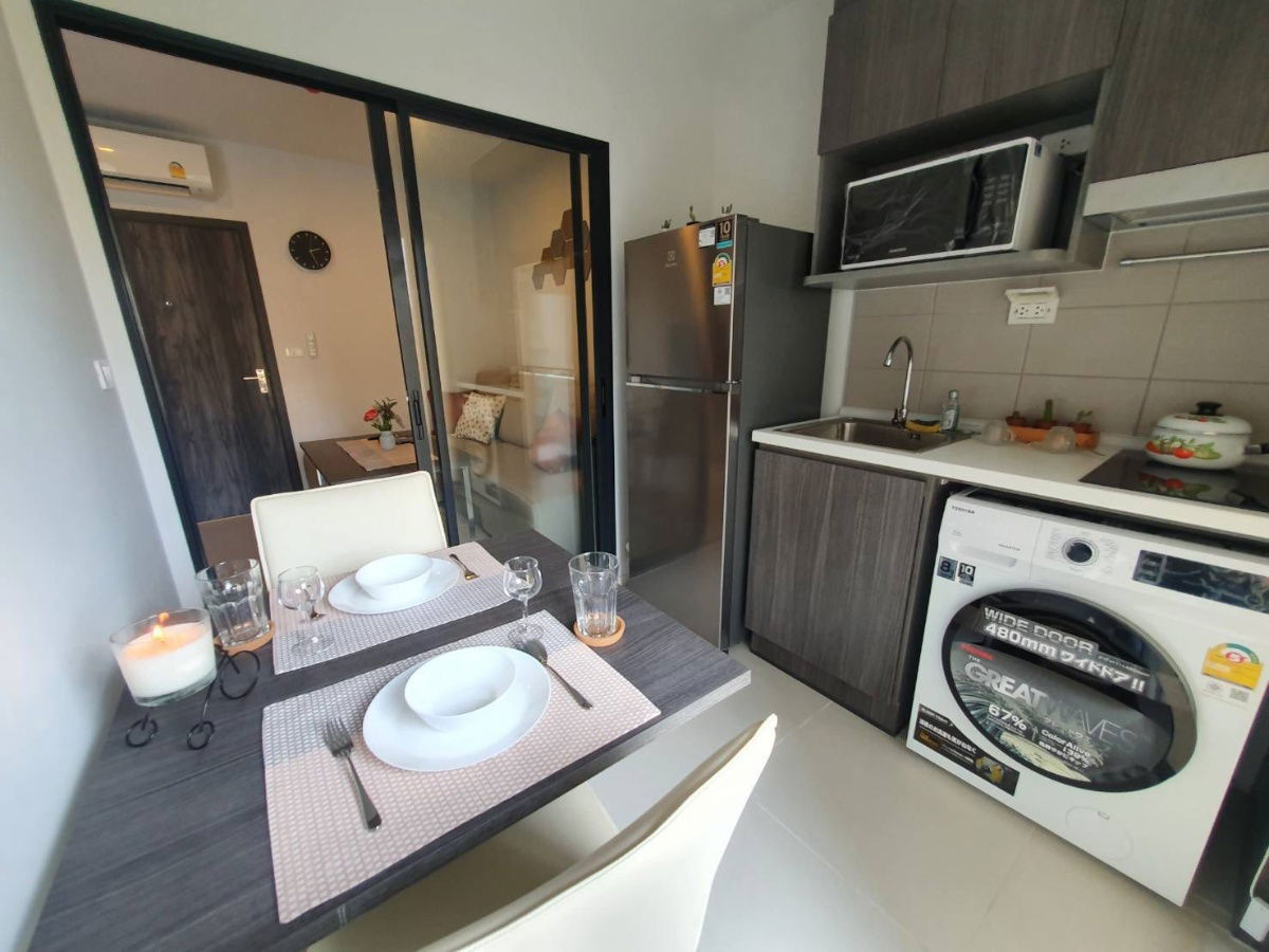 picture 🟢For Rent🟢Elio Del Nest Udomsuk, beautiful room, fully furnished 📱ADD LINE @nathong97 (reply ⚡ 24 Hr) P914 - 2/11
